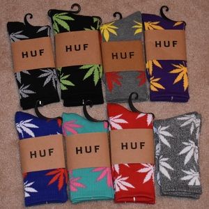 HUF Marijuana Socks [8 Pair]